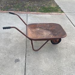 Antique wheelbarrow