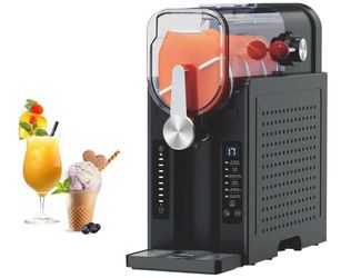 Professional Frozen Drink Maker,No Ice Needed Slusher Machine with Real-Time Temperature Display & Auto-Clean,6 Preset Programs for Ice Cream,Smoothie