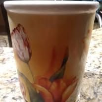 VIntage -Flower Utensil Holder.