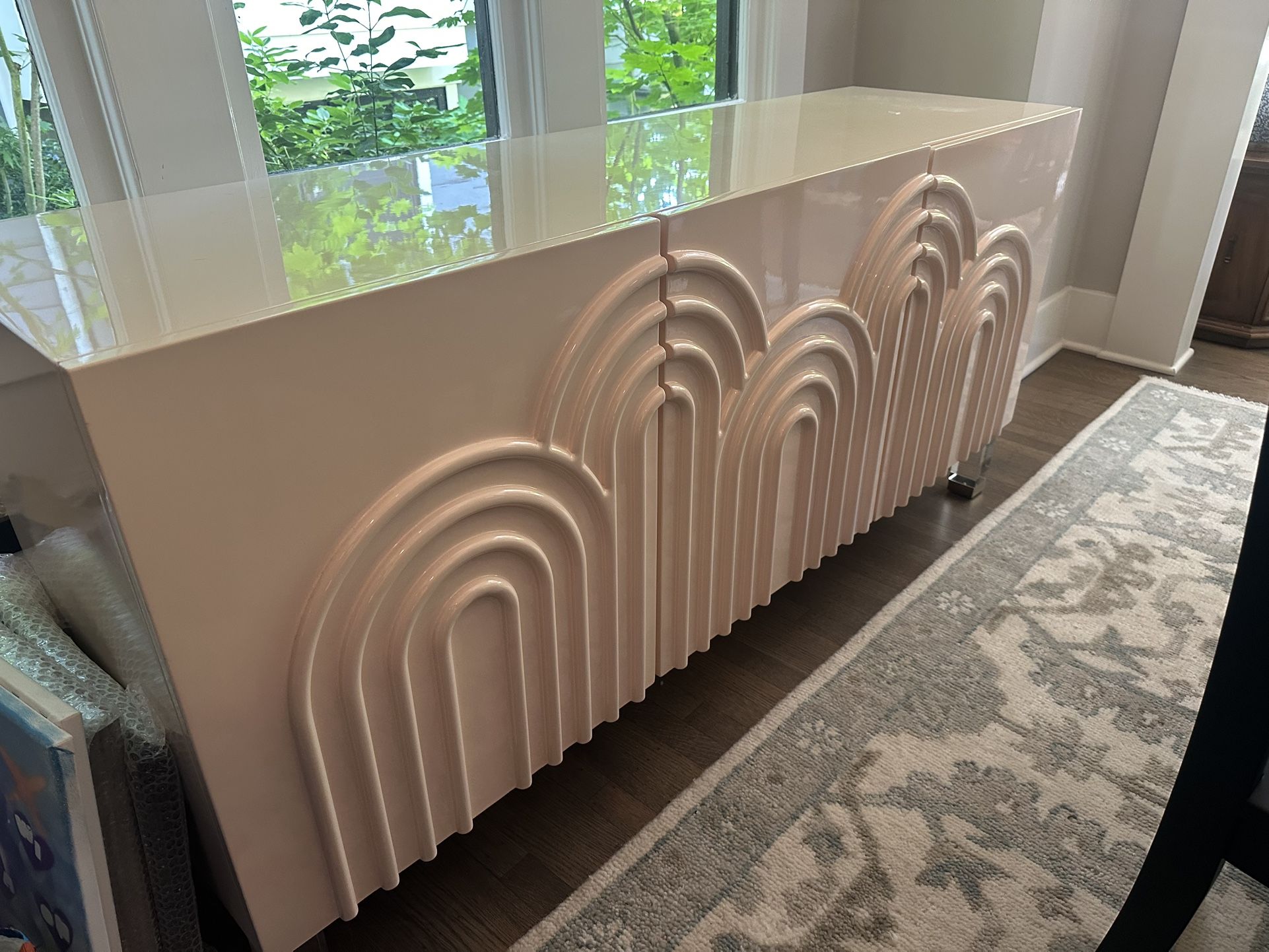 Safvieh sideboard / Credenza Blush EUC Retail $1100