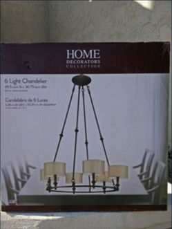 Home decorations collections 6 Lights chandelier