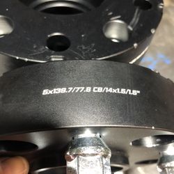 5 Lug Wheel Spacers 5x139.7.8 CB/14x1.5/1.5”