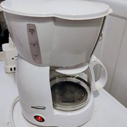 Little White Tiny Coffee Maker