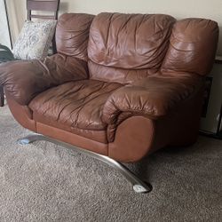 Brown  armchair