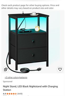 Night stand black