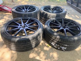 STAGGERED FORGED CONCAVE MERCEDES AUDI VOLKSWAGEN BMW RIMS 20 INCH
