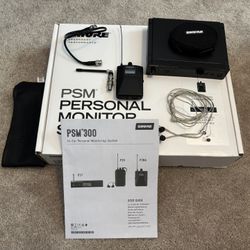 NIB Shure PSM 300 In Ear Monitor System