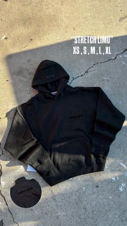 Black essentials hoodie