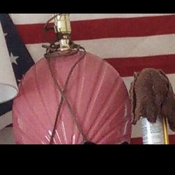 Pink Seashell Lamp