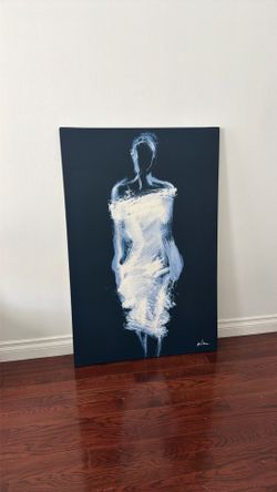 IKEA Extra Large framed art of woman