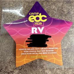 Camp EDC RV & Extra Vehicle Pass