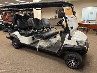 Golf cart 6 passenger.   New