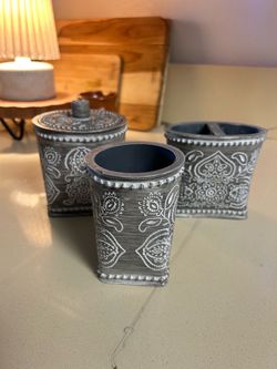 Boho bathroom set