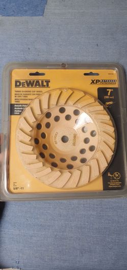 DeWALT Turbo Diamond Cup Wheel XP 7"
