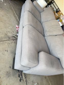 One sectional couch