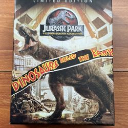 Jurassic Park 4k Steelbook 4 movies  Collection 