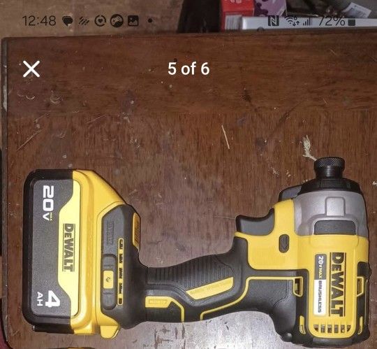 Dewalt 20v Impact Driver With Flexfolt Battery