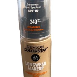 REVLON ColorStay 24Hrs Longwear Makeup Combination, 240 Medium Beige - 1.0 fl oz