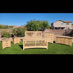 5 Piece King Size Bed