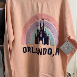 New Women Sweatshirt With Tags Size L