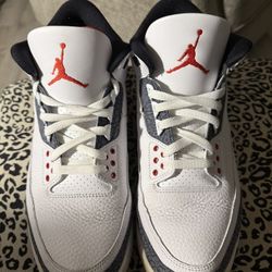 Jordan 3 Fire Red Denim
