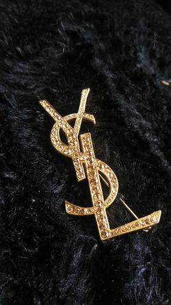 Yves Saint Lauren Diamond brooch pin