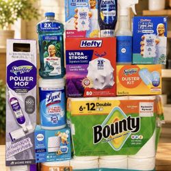 🧼✨ HUGE HOUSEHOLD CLEANING & PAPER GOODS BUNDLE  ✨🧻