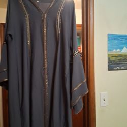 Grey Abaya