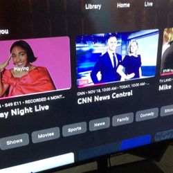 EUC Sceptre 50” LED TV with Stand And Cover With Fire stick 
