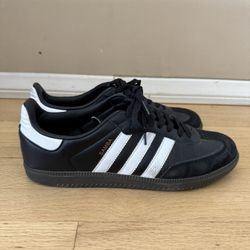 Adidas Samba OG Black Core White Sneaker Size 10 Men’s