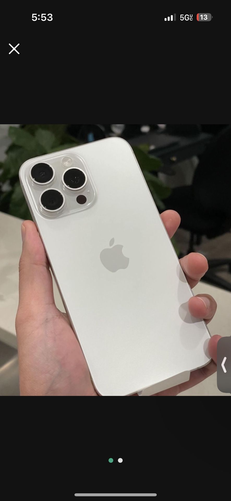 Iphone 15 Pro 128 GB Unlocked Read Description