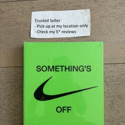 NIKE ICONS Something's Off Virgil Abloh Tashchen HARDCOVER NEW SEALED