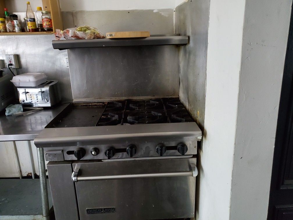 Commercial Stove For Sale