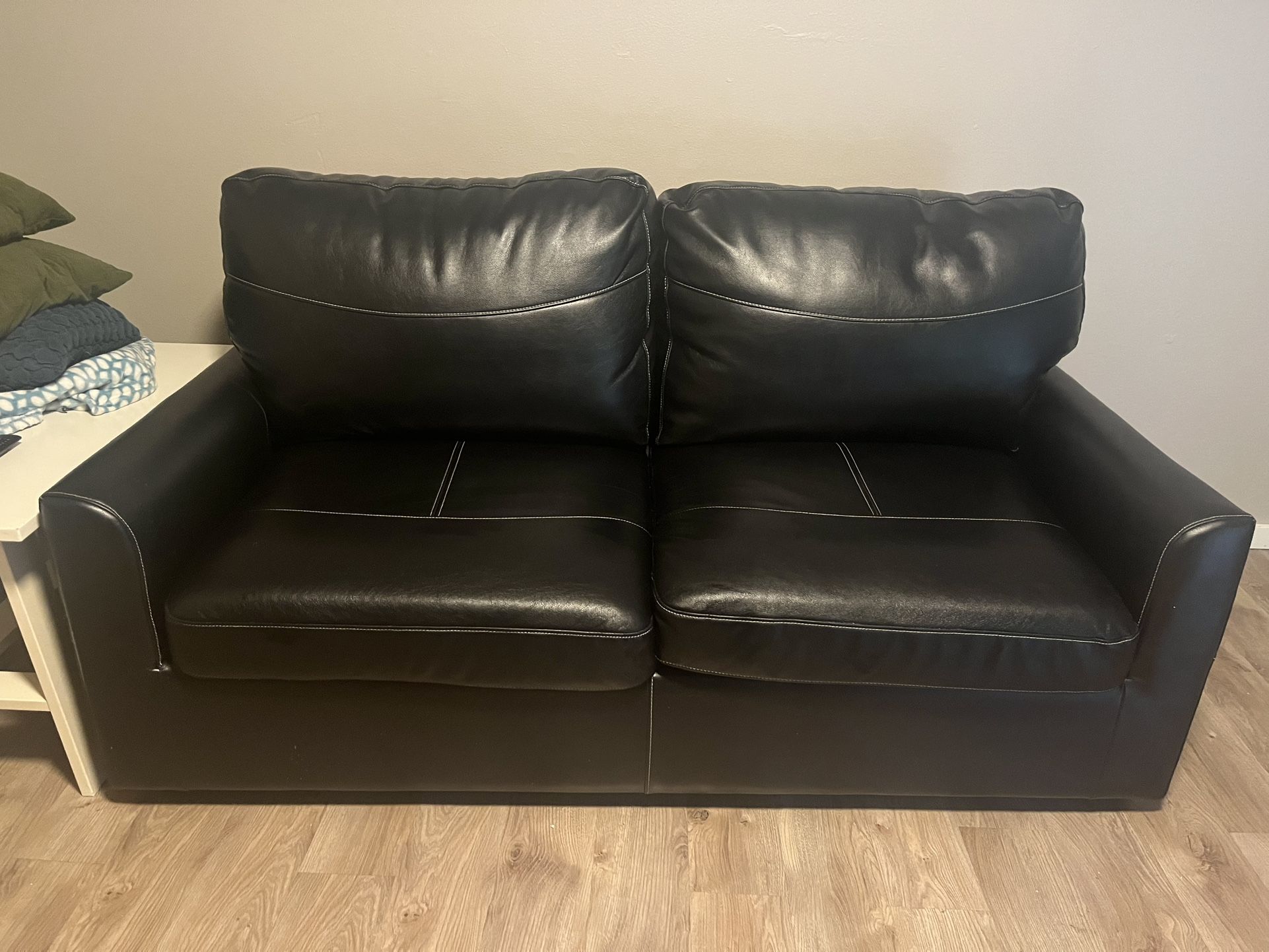 Full Sized Leather Sleeper Sofa