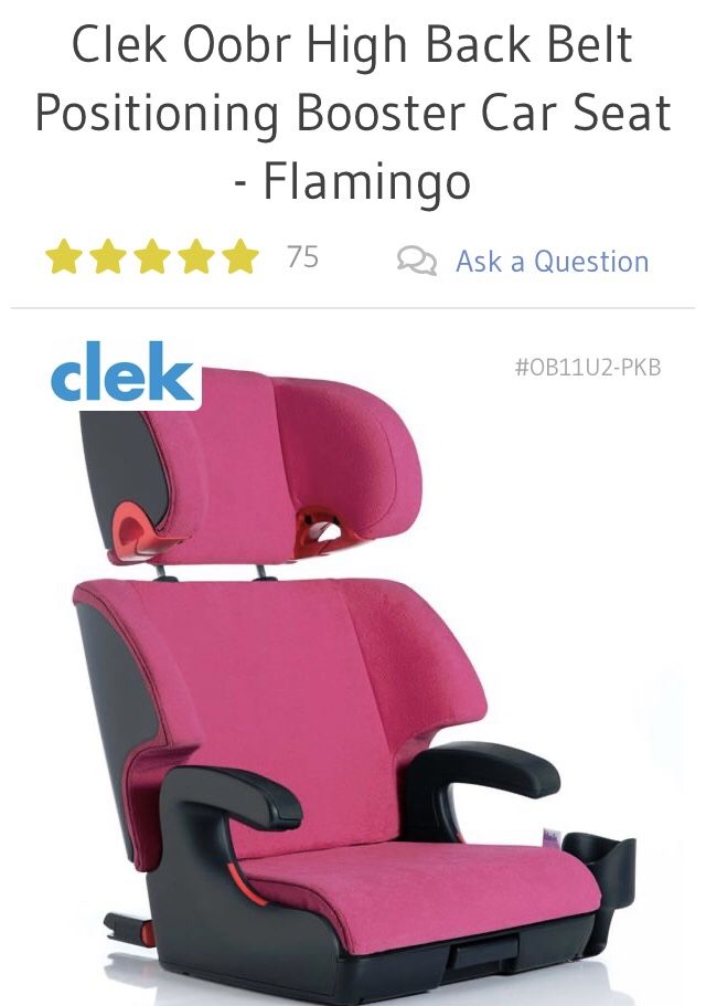 Clek high back booster seat for Special Needs
