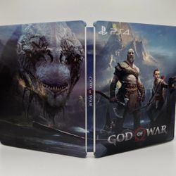 God of War (2018) Custom made Steelbook Case only for PS4/PS5 (No Game) New