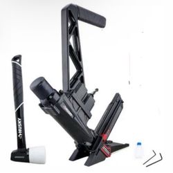 Husky Pneumatic 3-in-1 15.5-Gauge and 16-Gauge 2 in. Flooring Nailer and Stapler with Quick Jam Release