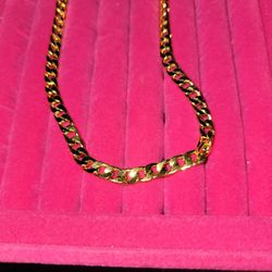 18 Inch Gold Filled Cuban Link Chain 4mm