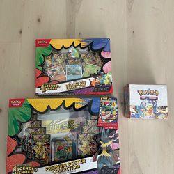 Pokemon Ascended Pin & Poster, surging sparks booster pack (36packs)