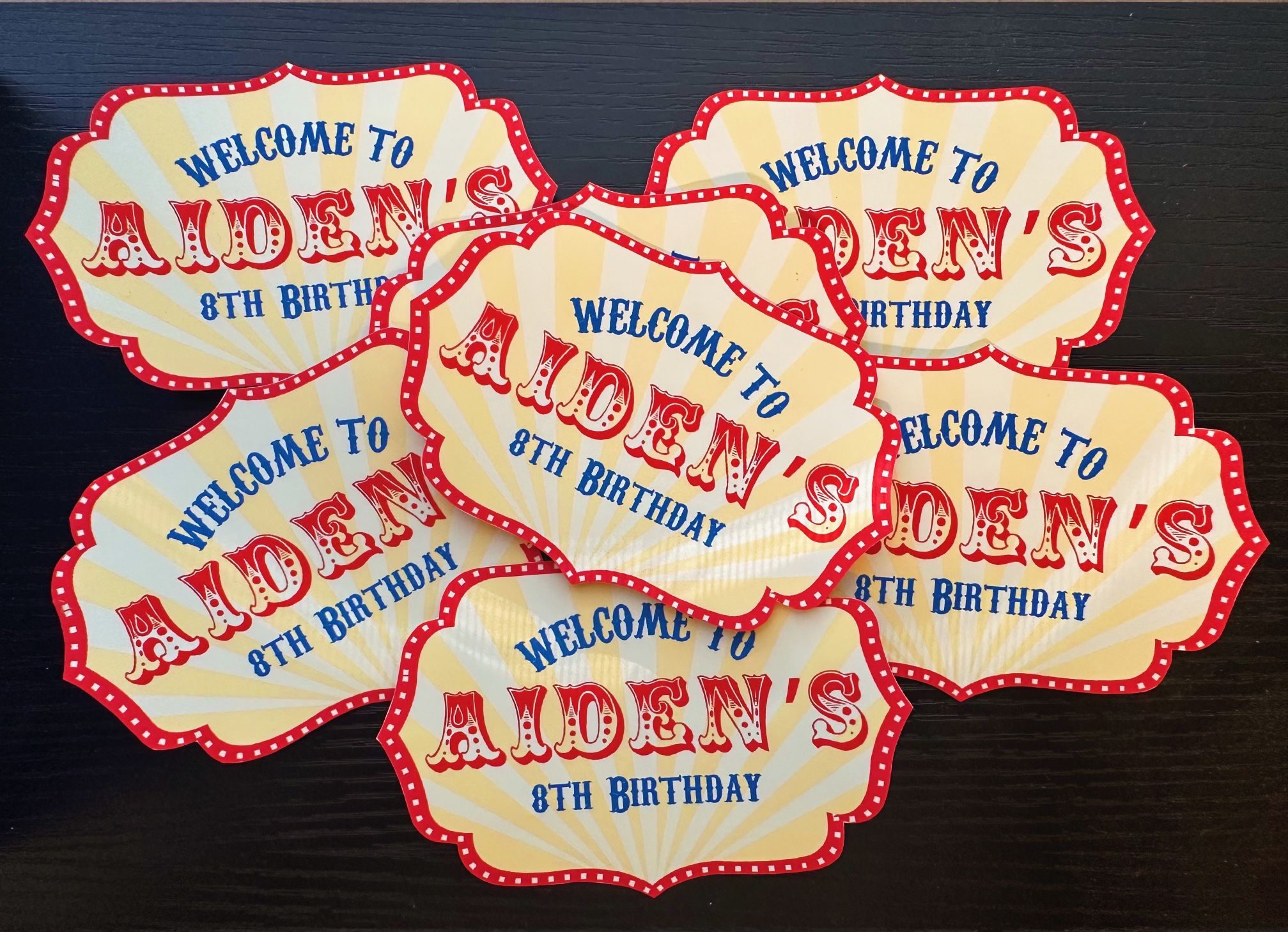 Custom Stickers For Centerpieces 