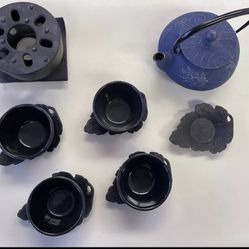 Teavana 12-piece Cast Iron Japanese Tea Set - Made In Japan