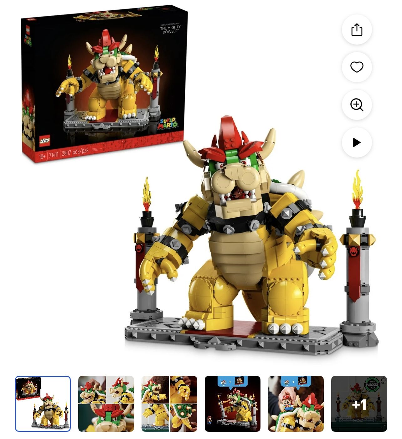 LEGO Mighty Bowser Set! Brand New!