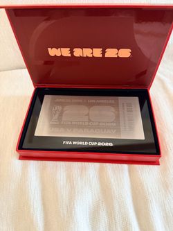 FIFA World Cup 2026 USA vs Paraguay souvenir ticket