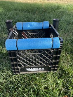 YAKGEAR Kayak Crate With Rod Holders and Bag