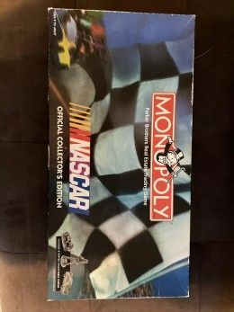 1997 Monopoly NASCAR Game Offical Collectors Education