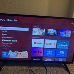 “32”  TCL Roku Tv 