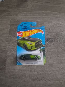 Hot wheels Tanner Fox, 17 Nissan gt-r(R35)-GUACZILLA