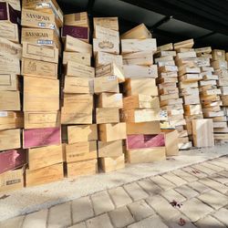 Wood Wine Crates (Hayward Pickup)