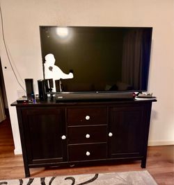 TV Stand-Cabinet  -Wood-Black