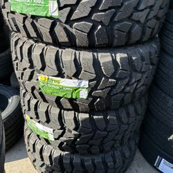33/12.50/15 Tbb Mt Tires Installed And Balanced
